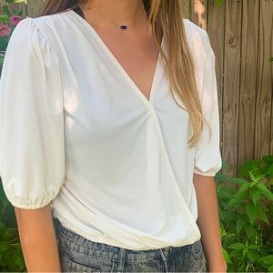 Worthington Criss-Cross Blouse
